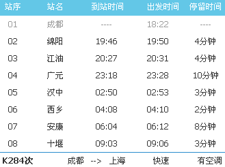 上海至绵阳班车时刻表查询（上海到绵阳汽车票查询）-图1