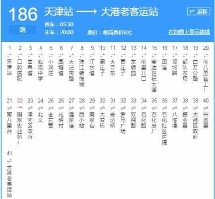 天津132班车时刻表（天津公交132的公交线路）-图2