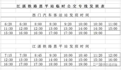 新平班车时刻表（新平公交车线路图）-图2