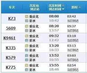 重庆到简阳班车时刻表（重庆到简阳高铁时刻表查询）-图1