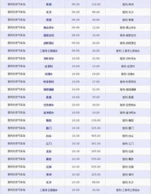 慈利至高峰班车时刻表（慈利县汽车站时刻表）-图1