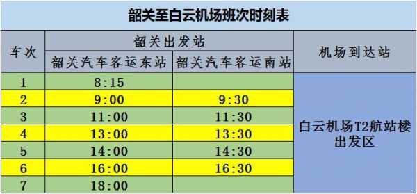 韶关到广州省站班车时刻表（韶关到广州省站班车时刻表和票价）-图3