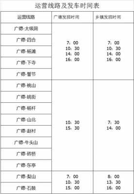 广德到独术班车时刻表（广德到独术班车时刻表及票价）-图3