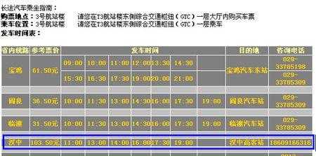 西安到汉中的班车时刻表（西安到汉中的班车时刻表查询）-图2