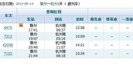 杭州到赣州班车时刻表（杭州到赣州怎么坐车最快）-图3