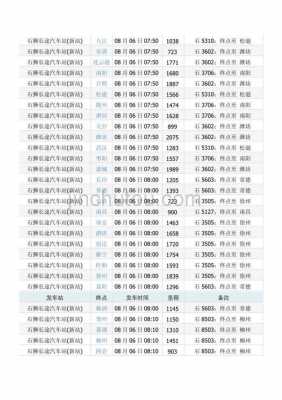 石狮班车时刻表查询（石狮班车时刻表查询最新）-图1