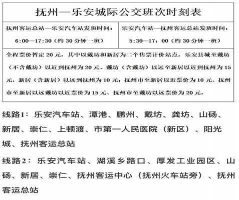 乐安到古城班车时刻表（乐安城际公交时刻表）-图3