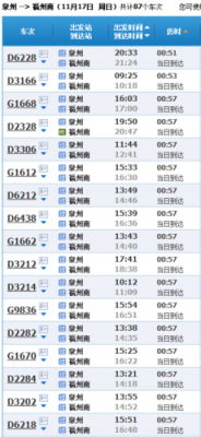 泉州至福州班车时刻表（泉州到福州车票）-图1