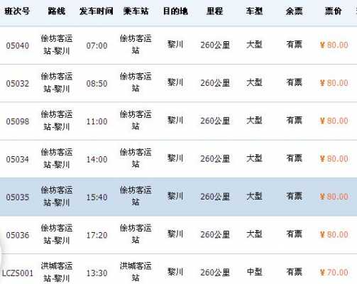 黔江到南川班车时刻表（黔江到南川汽车票）-图1