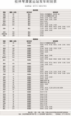 桂林班车班次时刻表（桂林班车班次时刻表查询）-图3