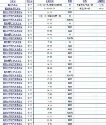 合川到重庆班车时刻表（合川到重庆的客车时刻表）-图1