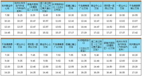 杭州到安吉的班车时刻表（杭州到安吉的班车时刻表查询）-图3